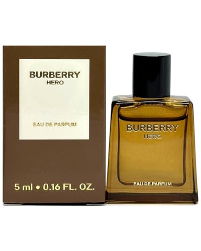 Burberry Hero Cologne For Men Perfume Eau De Parfum Mini Spray 0.16 oz