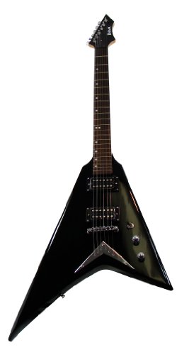 BadAax Offset RRV cut Electric Guitar - Black