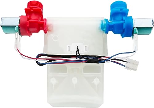 W11210459 Washer Water Inlet Valve Compatible with Whirlpool Maytag Kenmore Crosley Inglis Amana, Replacement for W10701459 W10838319 W10869799 PS11757114 W11038711 W11210459VP