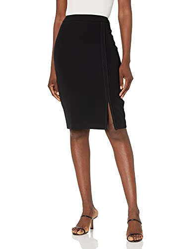 Tommy Hilfiger Line Skirt – Classic and Flattering Business Casual Outfits for Women, Black, 12