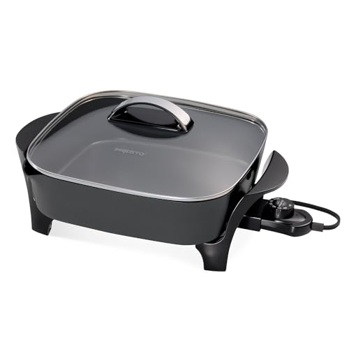 Presto 07117 12' Electric Skillet with glass cover