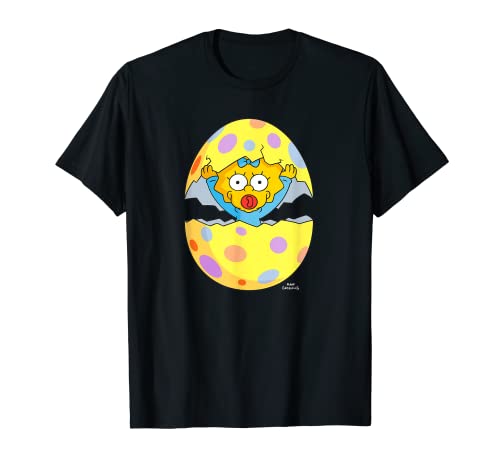 The Simpsons Maggie Easter Egg Grass Green T-Shirt