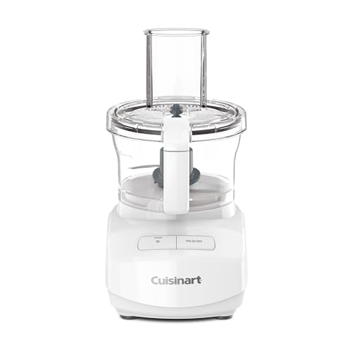 Cuisinart 7-Cup Sleek and Modern Design Food Processor with Two Easy Controls and Universal Blade for Chopping, Mixing, and Dough (White)