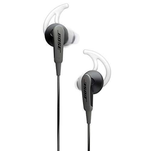 Bose SoundSport In-Ear Headphones For Apple Devices (741776-0010) - Charcoal (Renewed)