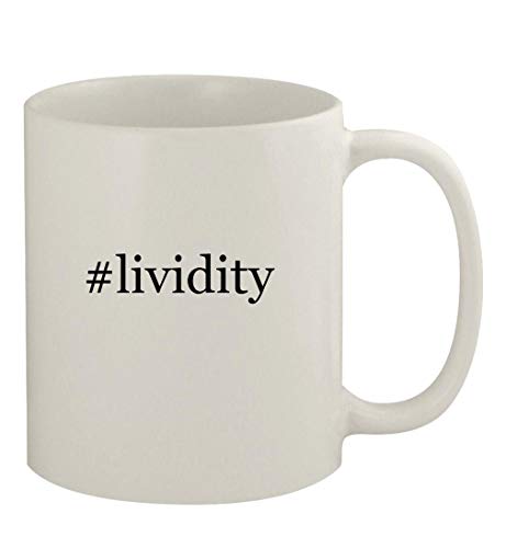Knick Knack Gifts #lividity - 11oz Ceramic White Coffee Mug, White