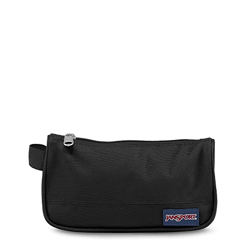 JanSport Medium Accessory Pouch, Ideal for Everyday Essentials, Black