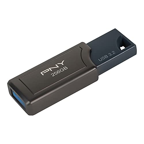 PNY 256GB PRO Elite V2 USB 3.2 Gen 2 Flash Drive – 600MB/s, Gunmetal