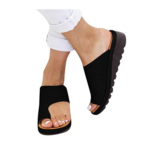 Gibobby Womens Sandals Fashion Comfy Platform Sandal Summer Shoes Beach Travel Shoes Flats Slip On Flip Flops Sandals