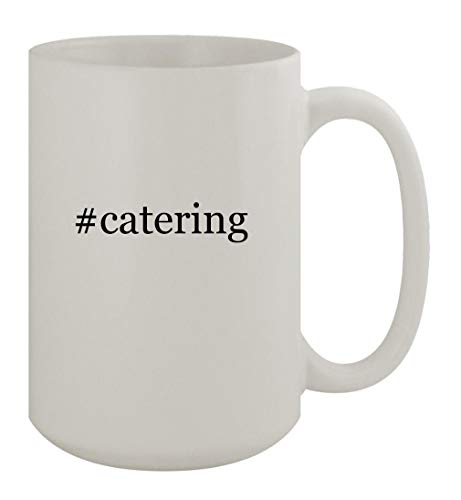 Knick Knack Gifts #catering - 15oz Ceramic White Coffee Mug, White