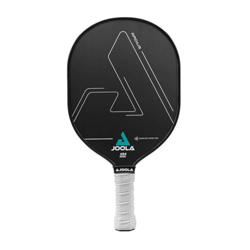 JOOLA Radius Pro Pickleball Paddle with Textured Carbon Grip Surface - Creates More Spin and Maximum Control - Largest Sweetspot - 16mm Pickleball Racket with Response Polypropylene Honeycomb Core