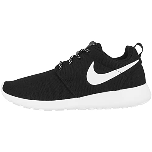 Nike Women's Roshe One Running Shoe,Black/White/Dark Grey,8