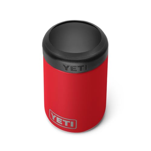 YETI Rambler 12 oz. Colster Can Insulator for Standard Size Cans, Rescue Red (NO CAN INSERT)