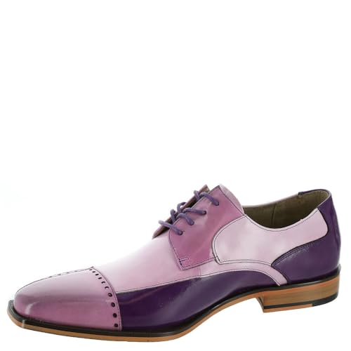 Stacy Adams Men's Plaza Cap Toe Oxford, Purple Multi, 10