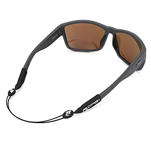 Pilotfish No Tail Adjustable Eyewear Retainer Cable Strap: Sunglasses, Eyeglasses, Glasses (14 Inch, The Original)