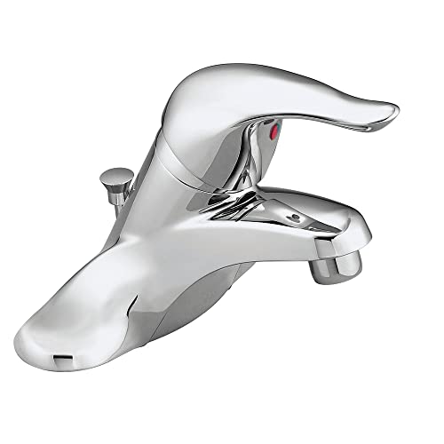 Moen Chateau Chrome One-Handle Lavatory Faucet With Drain Assembly, L6421