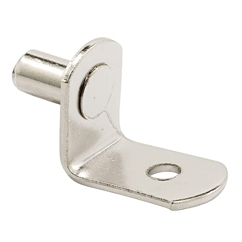 Prime-Line U 10169, Nickel Plated Shelf Support, 1/4 Inch - Pack of 8