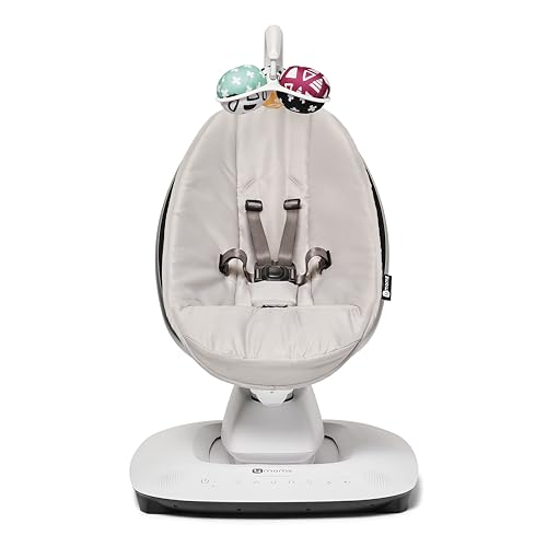 4moms MamaRoo Multi-Motion Baby Swing, Bluetooth Enabled with 5 Unique Motions, Grey