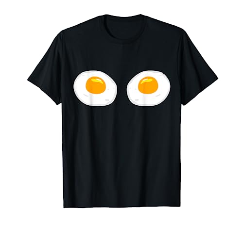 Fried Eggs Funny Bikini Costume Sunny Side Up Egg Brassiere T-Shirt