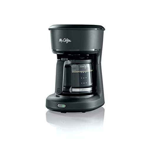 Mr. Coffee 5-Cup Mini Brew Switch Coffee Maker, Black