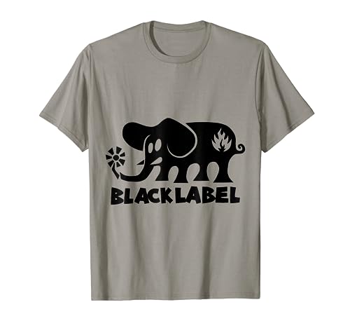 Skateboards Blacks Labels Elephant T-Shirt