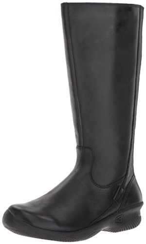 KEEN Women's Baby Bern ii Wide-w Rain Boot, Black, 5.5 M US