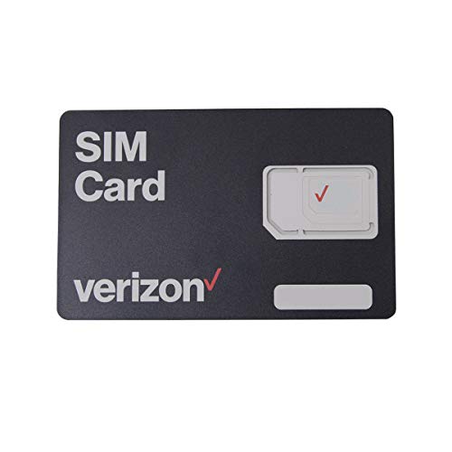 Verizon Wireless 4G LTE SIM Card - All 3 Sizes (3-in-1), Nano/Micro/Standard Sizes (4FF / 3FF / 2FF)