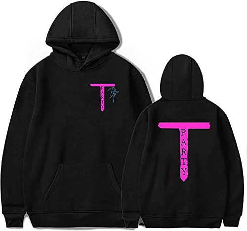 Daz Games T-Party Hoodies Merch Sweatshirt Men/Women Cosplay Long Sleeve Hooded Sweater (Black,M)