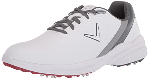 Callaway Men's Solana TRX v2 Golf Shoe, White/Grey, 10.5