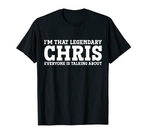 Chris Personal Name Funny Chris T-Shirt