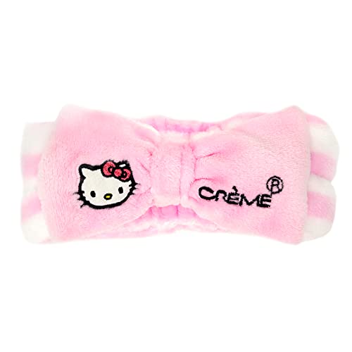 The Crème Shop | Hello Kitty Perfect Pink Plush Spa Headyband | Cruelty-Free & Vegan