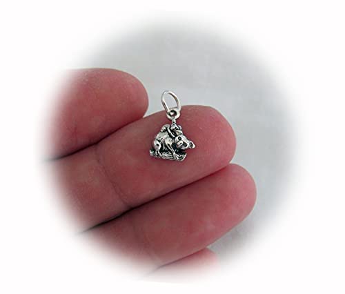 New Small Sterling Silver Koala Bear with Cub Mini Tiny Charm ME0032MOOO