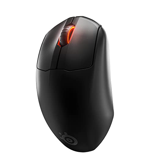 SteelSeries Esports Wireless FPS Gaming Mouse - Ultra Lightweight, Prime Programmable, 18K CPI Sensor, Magnetic Optical Switches, PC/Mac, Black