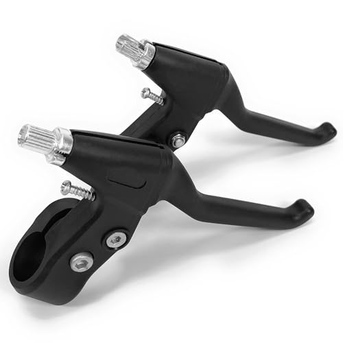 Universal Bicycle Brake Lever/Bike Brake Handle, 22mm Compatible for Most Bicycle, Road Bike, Mountain Bike [Black - Pair]