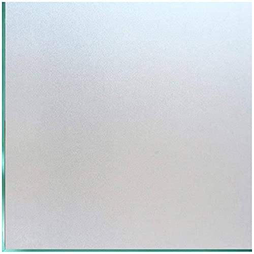 Coavas Window Privacy Film Frosted Glass Window Clings Home Window Tint Winter Window Insulation Cover Removable Bathroom Door Window Covering Decorative Frosting Stickers (17.5 x 78.7 Inch, Pure)