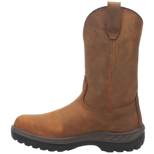 Dan Post mens Cummins Waterproof Steel Toe Work Western Boot, Tan, 11 Wide US