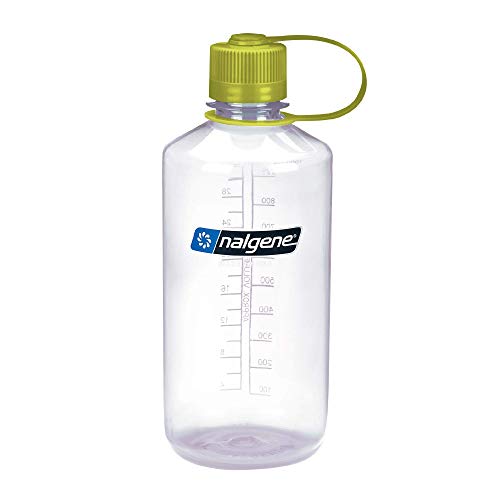 Nalgene Tritan Narrow Mouth BPA-Free Water Bottle, Clear, 32 oz