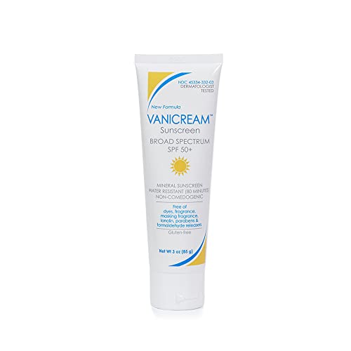 Vanicream Sunscreen Broad Spectrum SPF 50+ oz, 3 Ounce