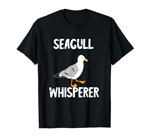 Seagull Whisperer Gull Beach Birds Harbour Albatros Terns T-Shirt