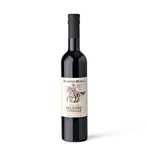 Blazing Bella Traditional Aged Balsamic Vinegar - Modena Italy Premium Reserve 16.9 fl.oz (500ml)
