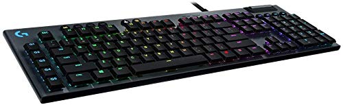 logitech G G815 RGB Mechanical Gaming Keyboard - Tactile (Renewed)