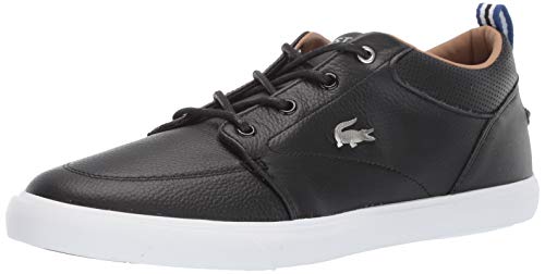 Lacoste Men's Bayliss Sneaker, Black//White, 10 Medium US