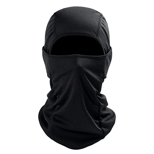AstroAI Ski Mask Balaclava Face Mask-UV Protection Dustproof Windproof Face Cover for Men Women Skiing, Snowboarding, Cycling Hiking Black