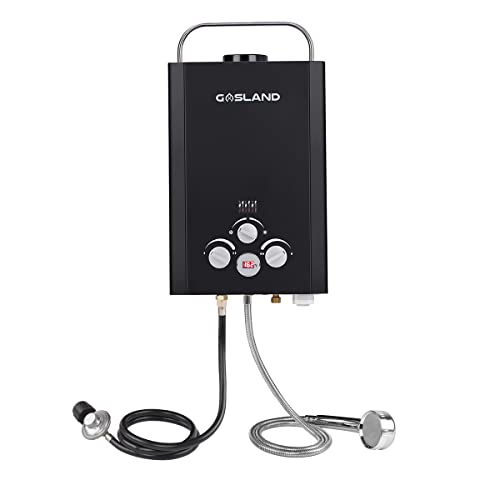 GASLAND 6L Propane Tankless Water Heater - On Demand, Overheating Protection, CSA Certified - For Camping, RV, Cabin, Barn Use