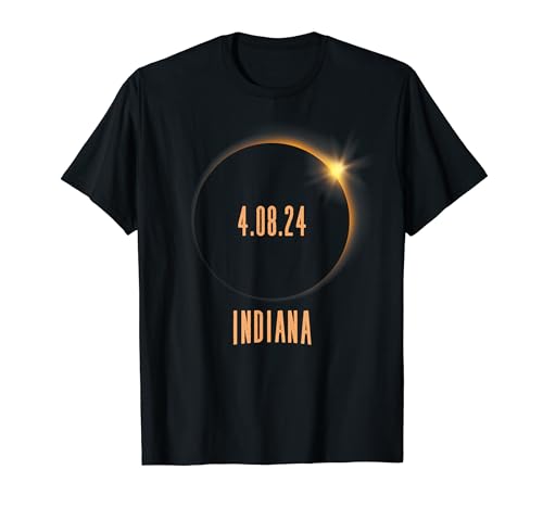 North America Total Solar Eclipse 2024 Indiana USA T-Shirt