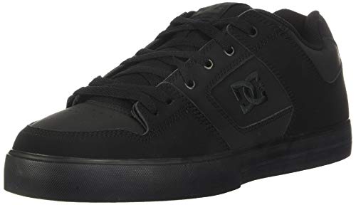 DC Men's Pure Casual Low Top Skate Shoe, Black/Pirate Black, 8 D D US