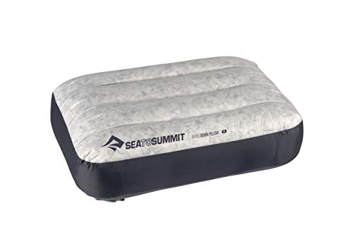 Sea to Summit Aeros Down Inflatable Pillow, Regular (13.4 x 9.4), Grey