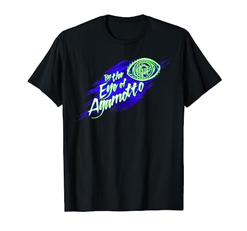 Marvel Doctor Strange By The Eye Of Agamotto Neon Logo T-Shirt