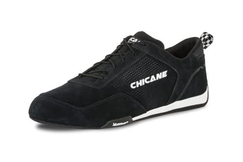 Chicane Mens Speedster Performance Low Top Motorsports Car Driving Racing Shoe, Black, Size 13