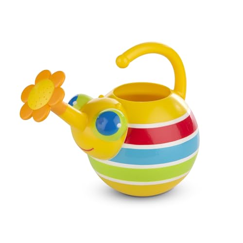 Melissa & Doug Sunny Patch Giddy Buggy Watering Can With Flower-Shaped Spout - Kid-Friendly Garden-Themed Pretend Play Watering Can For Kids