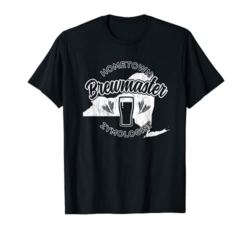 New York Beermaker Tshirt Homebrewing Zymology Tshirt